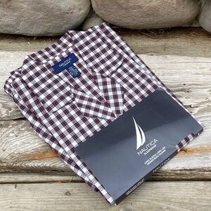 NEW Nautica Sleepwear Long Sleeve Long Leg Drawstring Pajama Mens Large